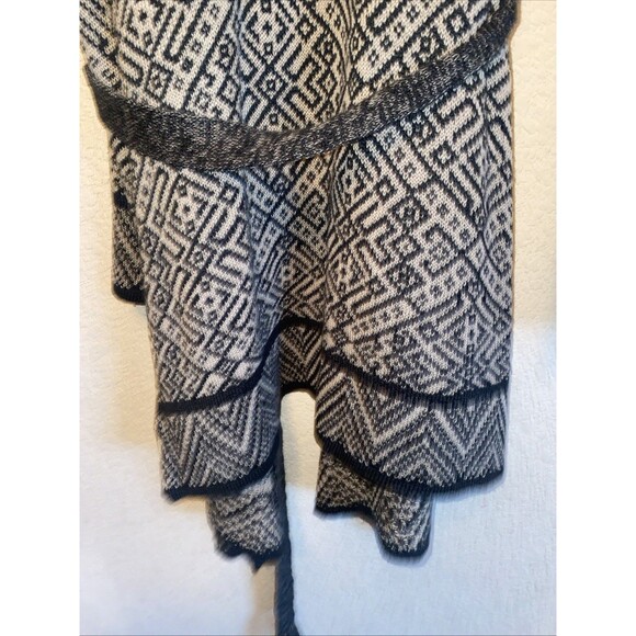 Knox Rose Western Cardigan Belt Sweater Long Cottage Boho Duster Country M Flare - Picture 7 of 8